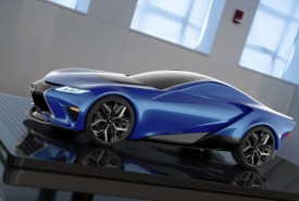 Futurystyczna wizja supersamochodu Lexusa